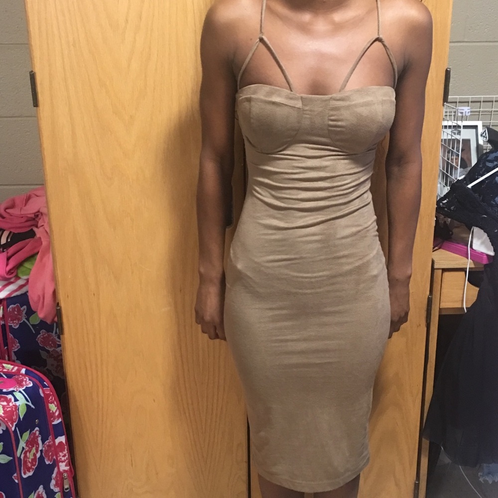 Fashion Nova velvet material dress.